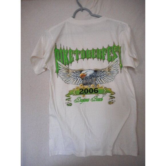 Eagle Double sided 2006 Daytona Beach FL Biketoberfest Graphic T-Shirt Sz S - Picture 6 of 6